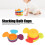 6 pezzi ABS Coppe da bagno a girasole, multicolore 10