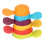 6 pezzi ABS Coppe da bagno a girasole, multicolore 12