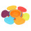 6 pezzi ABS Coppe da bagno a girasole, multicolore 13