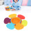 6 pezzi ABS Coppe da bagno a girasole, multicolore 16