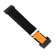 Correa de nailon de 26mm FENIX 7X/5X/6X Pro, negro/naranja