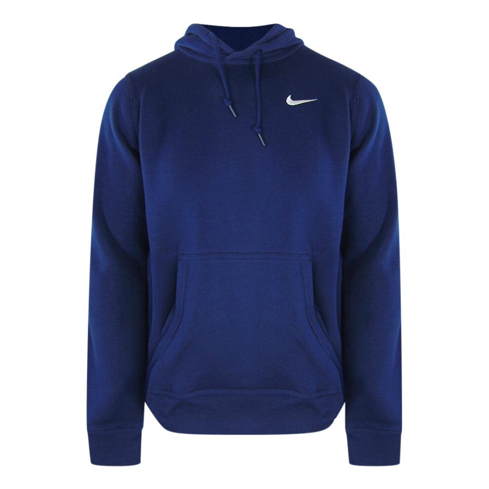 Nike Womens/Ladies Swoosh Logo Hoodie Blue