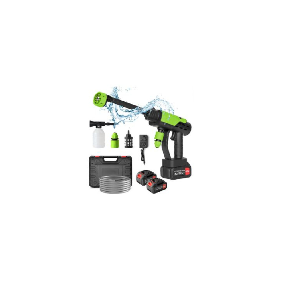 4000W Electric Pressure Washer 3626Psi Jet Washer Car Cleaner Gun+2Battery 53372154