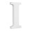 Lettre décorative en bois 15 cm blanche 1