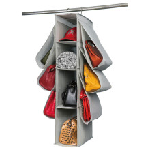 Hanging Handbag Organizer Shelf with10Compartments