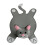 Cat-Shaped Coaster Non-Woven Fabric12cm4-Pack 1