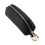 Mini porte-monnaie à fermeture éclair en cuir PU pour-Noir 1