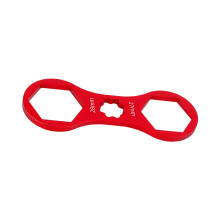Doppelkopf-8T-12T-Mountainbike-Gabelkronensc-Typ B rot 27mm auf 2