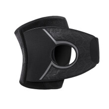 Athletic Knee Brace Shock Absorption Knee-L black left foot