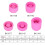 Silicone Flowerpot Mould8.7x8.5x3.8cm 2