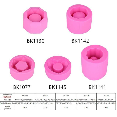 Silicone Flowerpot Mould8.7x8.5x3.8cm 1