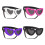 Winddichte Hundebrille mit herzförmiger Linse für-Rosa 2