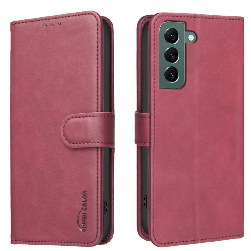 Wallet Case For Samsung Galaxy S22 Plus- Kickstand, Rfid Blocking, 3 Card Slots, Shockproof Tpu, Magnetic Convenient Kickstand Rfid Blocking All 764563803347