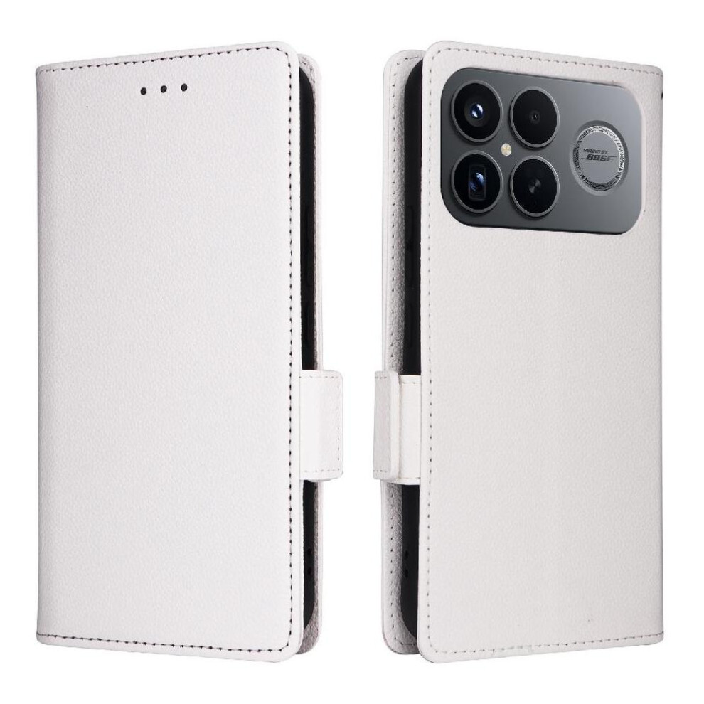 Photos - Case  Flip  For Xiaomi Poco F8 Ultra Side Buckle Card Slots Holder PU Leather Magnetic Wallet