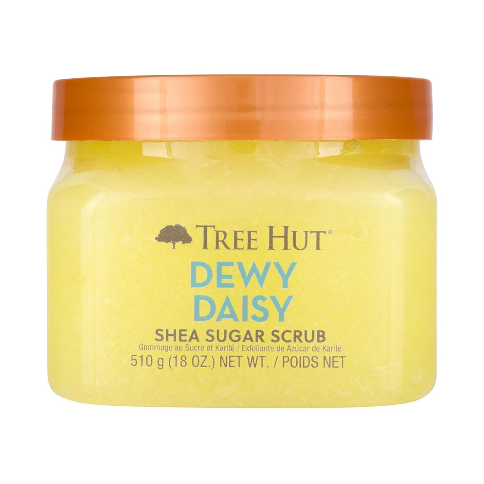 Tree Hut Amber Dewy Daisy Shea Sugar Scrub, 18 Oz