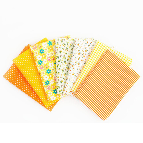 7-Piece Assorted Cotton Fat Quarters for Sewing 2