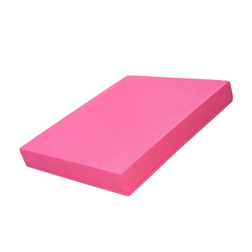 Tapis d'entraînement de taille compacte, tapis d'équilibre-Rose