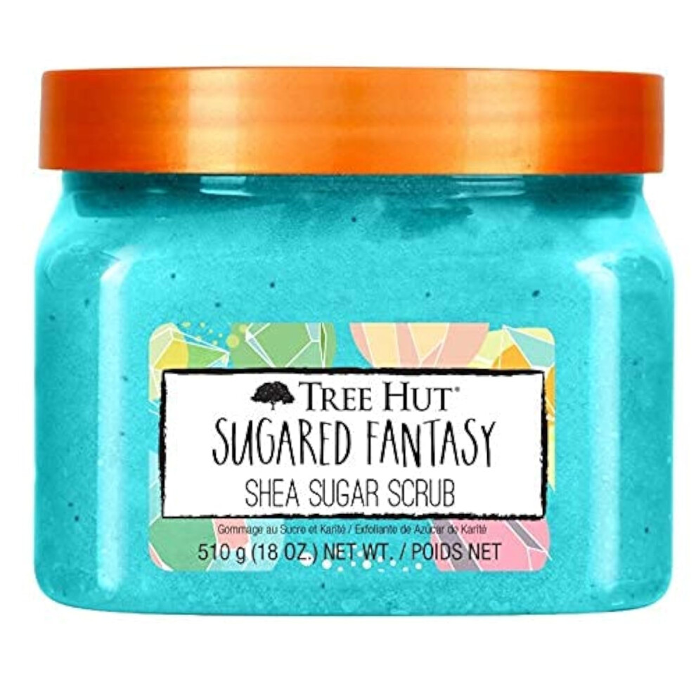 Tree Hut Light Sugared Fantasy Shea Sugar Scrub, 18 Oz