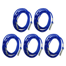 Gants en Polyester haute résistance, 5 pièces, corde-Bleu bébé