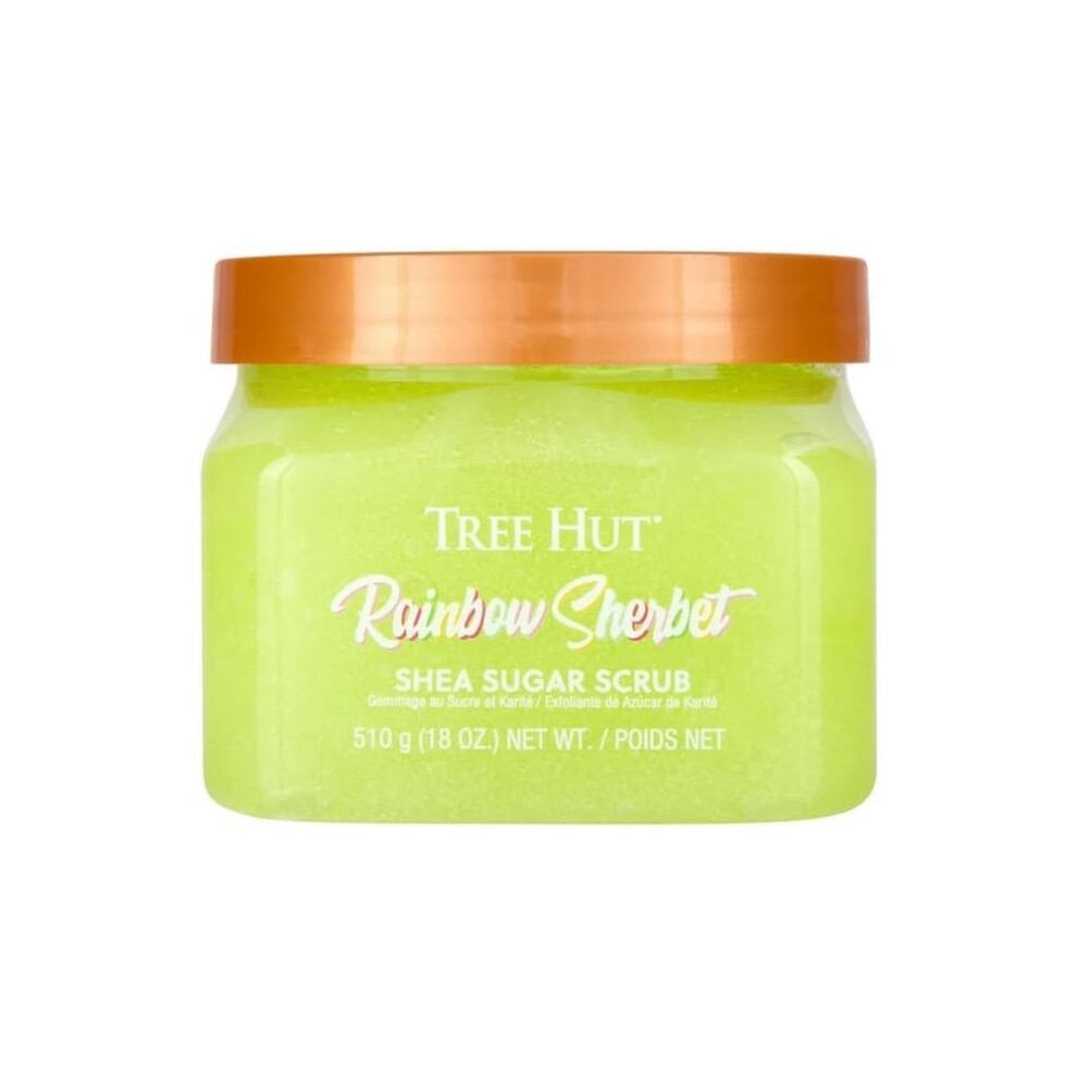Tree Hut Cream Rainbow Sherbet Shea Sugar Scrub, 18 Fl Oz.