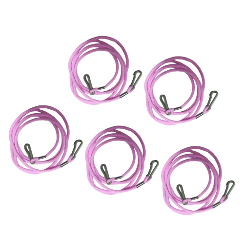 Gants de sécurité, 5 pièces, sangle de suspension, lanière,-rose
