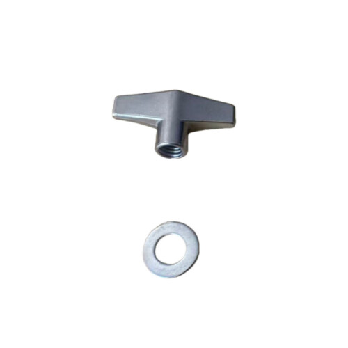 Non Slip Grip Solid Butterfly Styles Drum Nut Knob Zinc-8mm