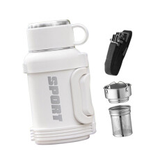 Bouteilles d'eau de grande capacité pour une manipulation-Blanc
