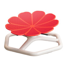 Flower Shape Sensory Swivel Chair Spinner Seat Sit and Spin-Red