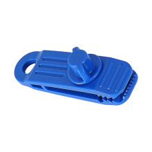 1Pc Camping Canopy Tent Clip Awning Clip Clamps Tarp-Blue
