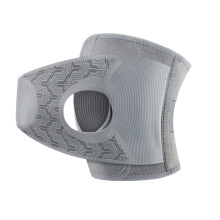 Knee Support Pad with Side Stabilizers-M gray right foot