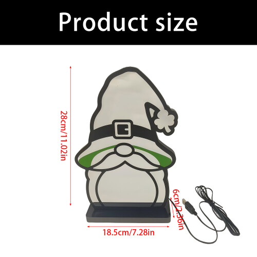 Lumière LED polyvalente en forme de Gnomes, lampe d'ambiance, 2
