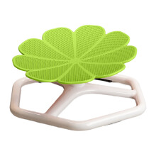 Flower Shape Spinner Seat Sensory Swivel Chair with-Light Green