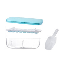 24-Cube Ice Tray with Lid and Scoop