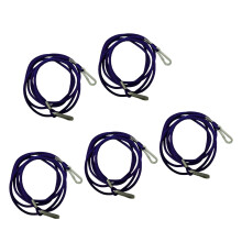 5PCS Fashion Gloves Lanyard Ski Mittens Holder Leash-Navy blue