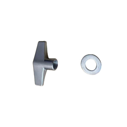 Standard Drum Nut Butterfly Knob Fits 6mm 8mm Solid Zinc-8mm
