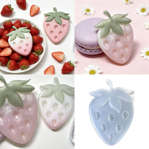 Moule à pendentif en forme de fraise, facile à utiliser,-L 2