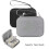 Saxophone Reed Storage Bag with Mesh Pocket Waterproof-Gray 2
