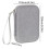 Saxophone Reed Storage Bag with Mesh Pocket Waterproof-Gray 3