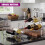 The Magic Toy Shop Geezy 12-Bottle Stackable Chrome Wine Display Rack | 3-Tier Wine Storage 5
