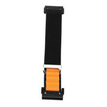 26mm Nylonarmband Fenix 7X/5X/6X Pro - Schwarz/Orange