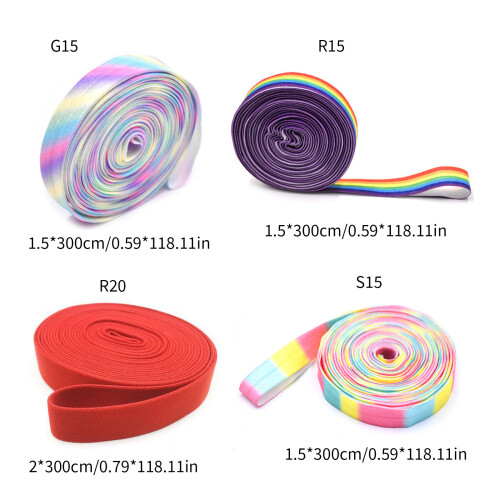 Kinder-Springseil mit hoher Elastizität für-Regenbogen 1,5cmx3m