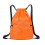 Drawstring Fitness Bag Water Resistant Drawstring-Orang 1