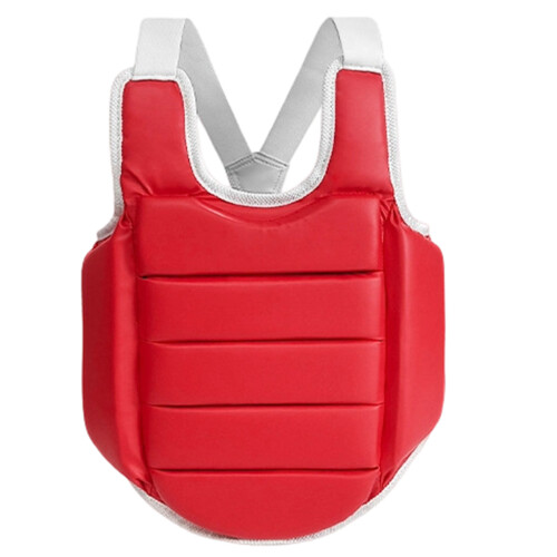 Wearable Chest Guard High Density-red and blue double  S