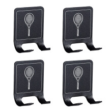 Wall Mounted Racket Rack Vertical Display Holder Metal Hanging
