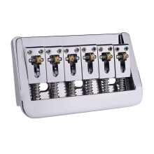 Electric Guitar Bridge with Screws & Wrench 10.5mm-Silver