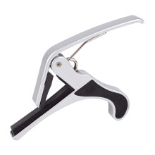 Portable Guitar Capo Metal Quick Change- Silver