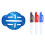 Golf Ball Putting Alignment Marking Tool Golf Ball Line-Blue 1