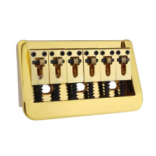 Adjustable 6 String Electric Guitar Bridge With-Golden