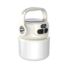 Portable Solar LED Camping Light Waterproof Tent-Ofwhite color