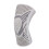 Breathable Stretchy Knit Knee Support Sleeve-Gray single pack L 1